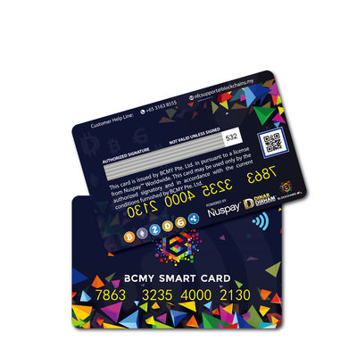 CR80 216 NFC RFID कार्ड 13.56MHz 1-10cm रीडिंग डिस्टेंस